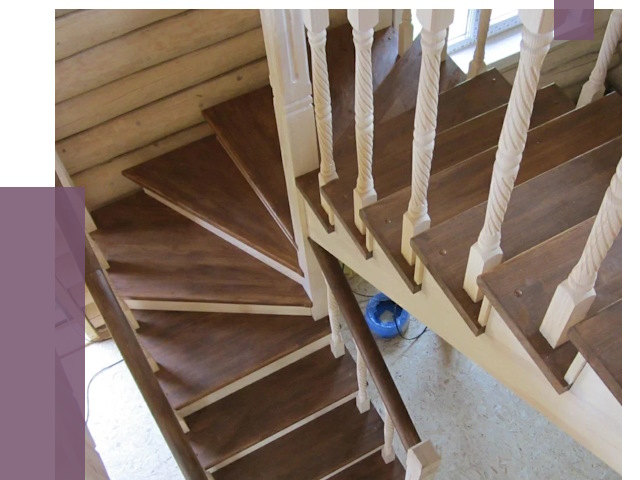 Реставрация деревянных лестниц в Ессентуках от 4283 руб.