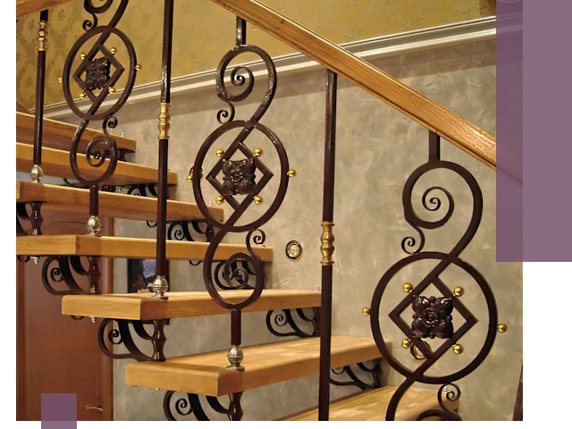 Изготовление кованых лестниц под ключ в Ессентуках