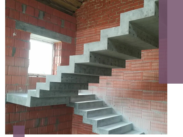 Бетонные лестницы под ключ в Ессентуках: монтаж, демонтаж, ремонт