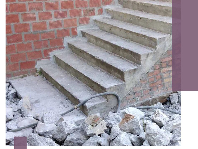 Демонтаж бетонных лестниц в Ессентуках: быстро и безопасно