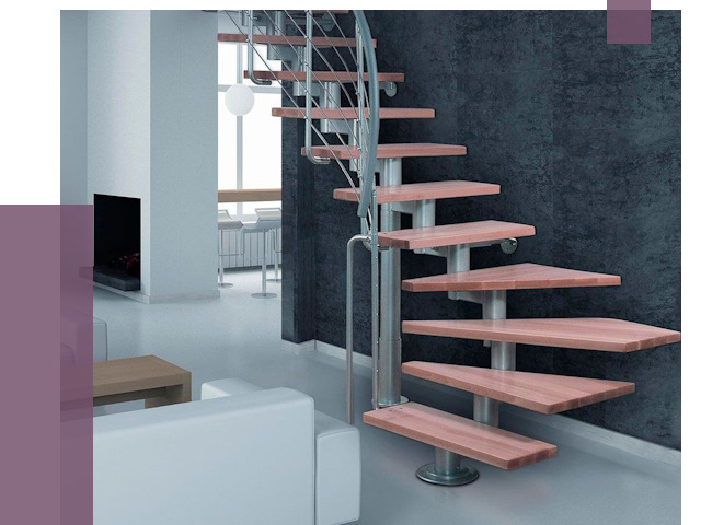 Модульные лестницы в Ессентуках от 16825 руб. — купить в ПРОЛЁТ-Ссн