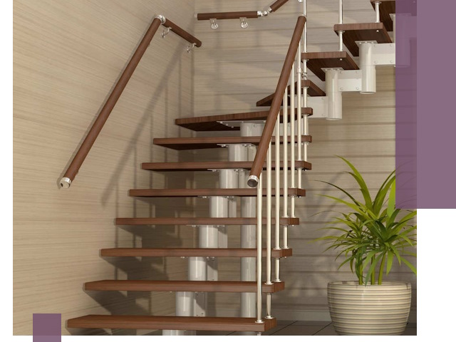 Изготовление модульных лестниц под ключ в Ессентуках