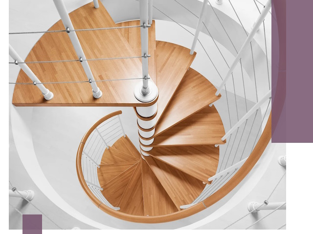 Изготовление винтовых лестниц под ключ в Ессентуках