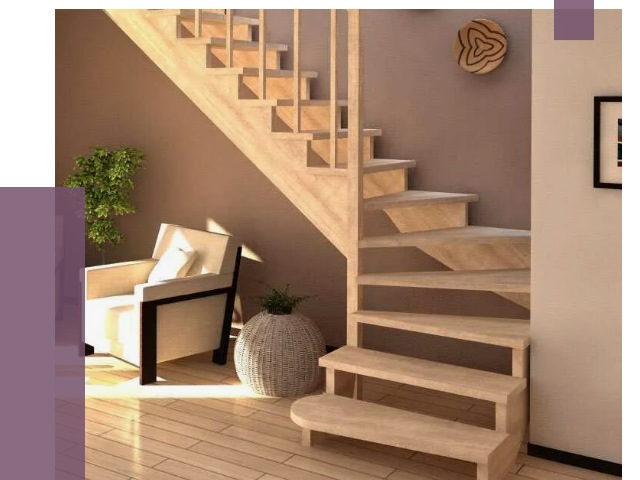 Изготовление Г-образных лестниц в Ессентуках от 18864 руб. 