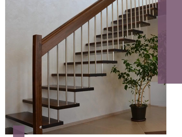 Лестницы на больцах под ключ в Ессентуках – изготовление и монтаж