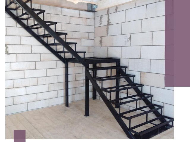 Лестницы на металлокаркасе под ключ в Ессентуках — изготовление и монтаж