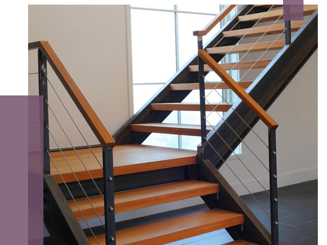 Изготовление лестниц на металлокаркасе в Ессентуках от 18864 руб. | ПРОЛЁТ-Ссн