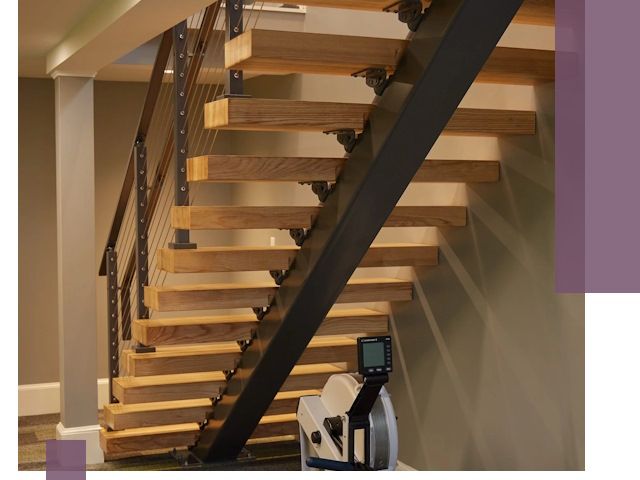 Лестницы на монокосоурах под ключ в Ессентуках - изготовление и монтаж