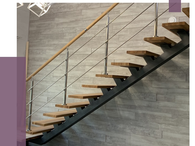 Изготовление лестниц на монокосоуре в Ессентуках от 75968 руб. 