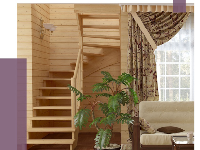 Лестницы для дачи в Ессентуках от 75713 руб.  | ПРОЛЁТ-Ссн