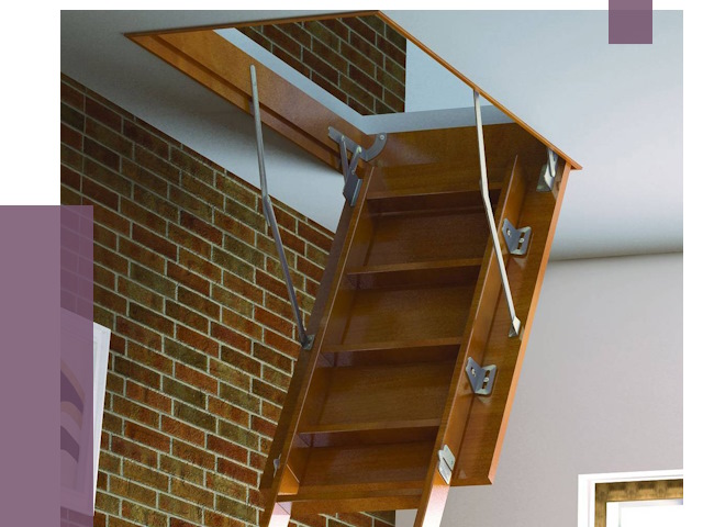 Установка чердачной лестницы в Ессентуках от 7801 руб. | ПРОЛЁТ-Ссн