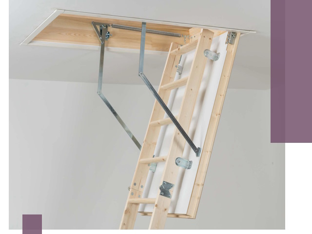 Установка чердачной лестницы под ключ в Ессентуках