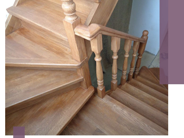 Дубовые лестницы под ключ в Ессентуках: изготовление и монтаж