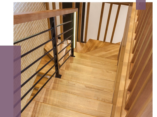 Лестницы из ясеня в Ессентуках под ключ от 9993 руб. 