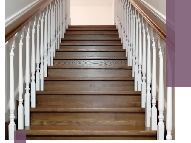 Лестницы из ясеня на заказ в Ессентуках — изготовление и монтаж