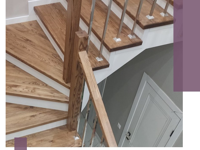 Обшивка металлических лестниц под ключ в Ессентуках