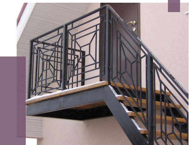 Металлические перила в Ессентуках от 4283 руб.  | ПРОЛЁТ-Ссн