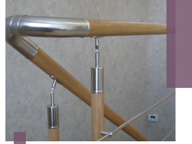 Комбинированные перила на заказ в Ессентуках — монтаж и производство