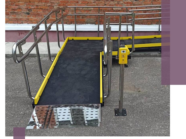 Изготовление наклонных пандусов для инвалидов в Ессентуках