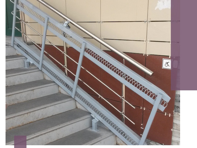 Изготовление откидных пандусов под ключ в Ессентуках