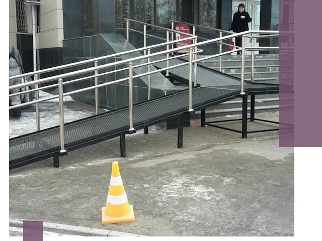 Стационарные пандусы под ключ в Ессентуках — изготовление и монтаж