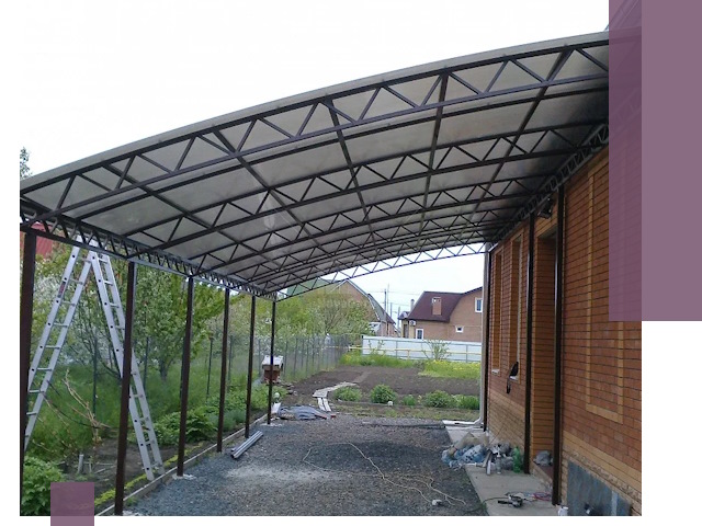 Профессиональный монтаж навесов под ключ в Ессентуках