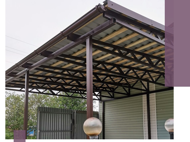 Навесы под ключ в Ессентуках: изготовление, монтаж и гарантия