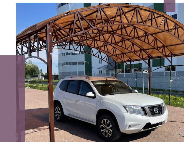 Недорогие навесы в Ессентуках от 42827 руб.  | ПРОЛЁТ-Ссн