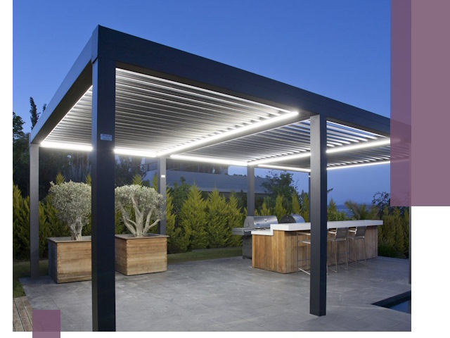 Навесы отдельно стоящие под ключ в Ессентуках из металла и поликарбоната