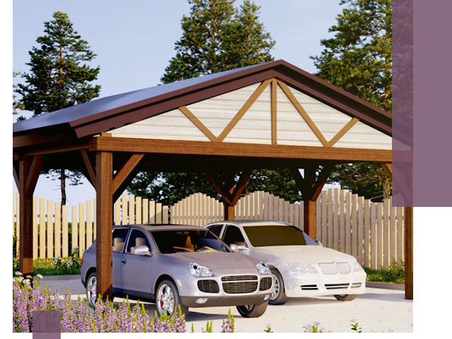 Навесы для автомобиля в Ессентуках — изготовление и монтаж