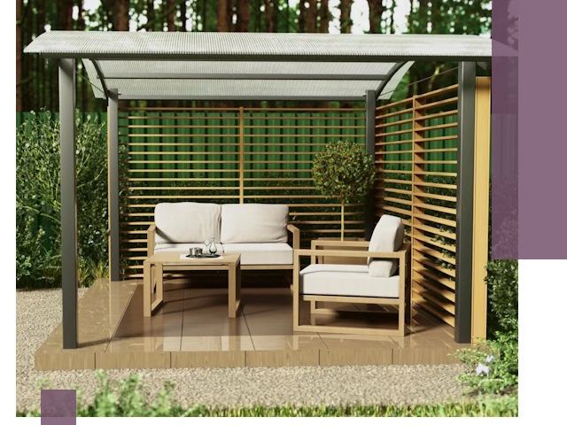 Навесы для дачи в Ессентуках: изготовление, монтаж и демонтаж