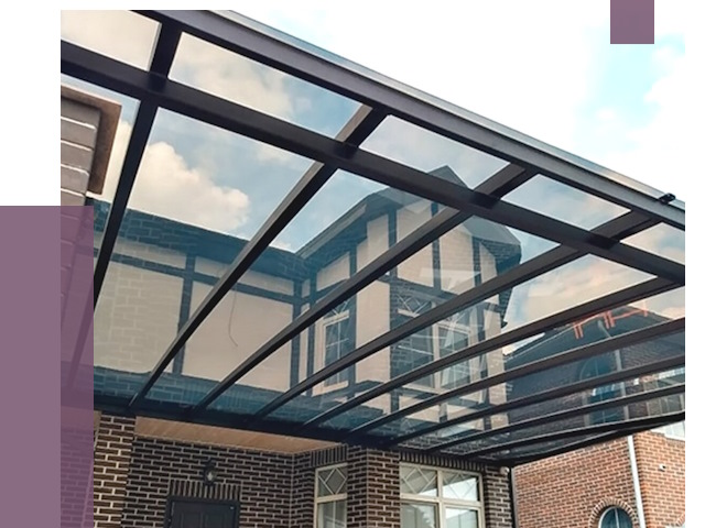 Навесы из поликарбоната в Ессентуках от 8586 руб. под ключ — ПРОЛЁТ-Ссн