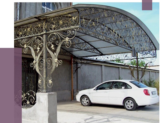 Кованые навесы в Ессентуках от 14531 руб. | ПРОЛЁТ-Ссн