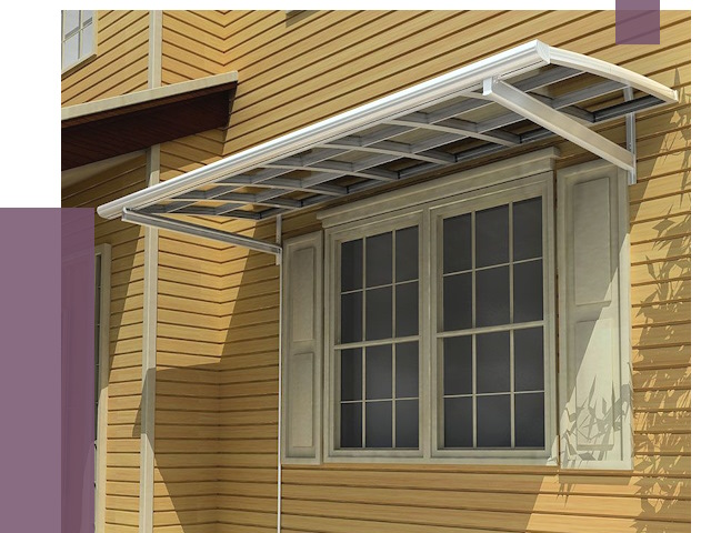 Козырьки над окнами в Ессентуках от 7597 руб. — монтаж, покупки | ПРОЛЁТ-Ссн