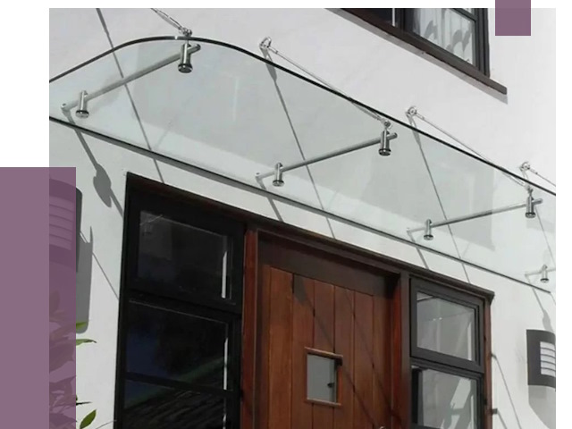 Стеклянные козырьки в Ессентуках от 18864 руб. | ПРОЛЁТ-Ссн