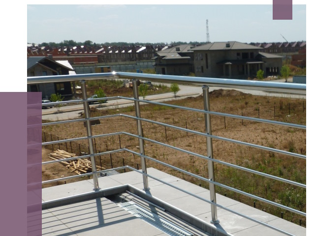 Парапеты из нержавеющей стали в Ессентуках от 7954 руб. за м² | ПРОЛЁТ-Ссн