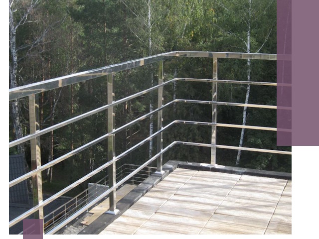 Парапеты из нержавеющей стали в Ессентуках — изготовление и монтаж