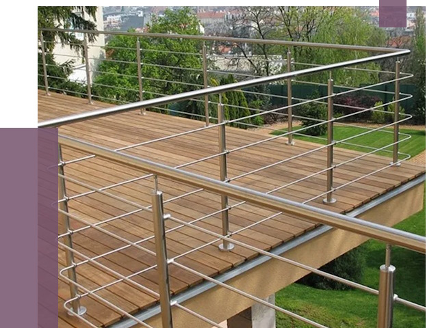 Алюминиевые парапеты в Ессентуках под ключ от 7750 руб. 