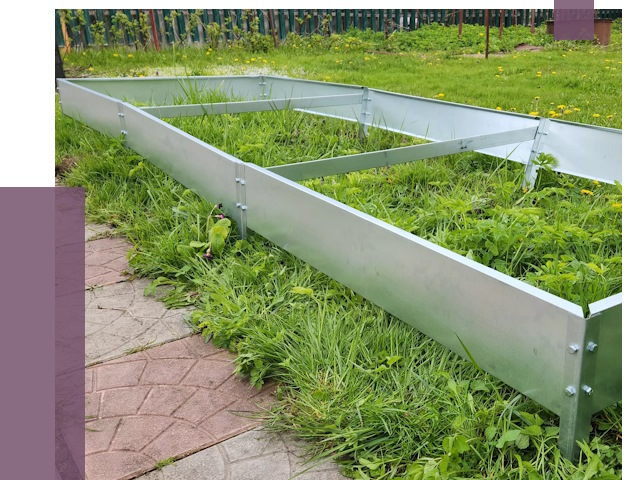 Металлические бордюры для грядок в Ессентуках от 1784 руб. 