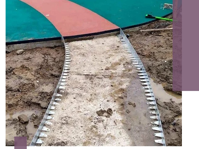 Металлические бордюры для дорожек в Ессентуках — монтаж и изготовление