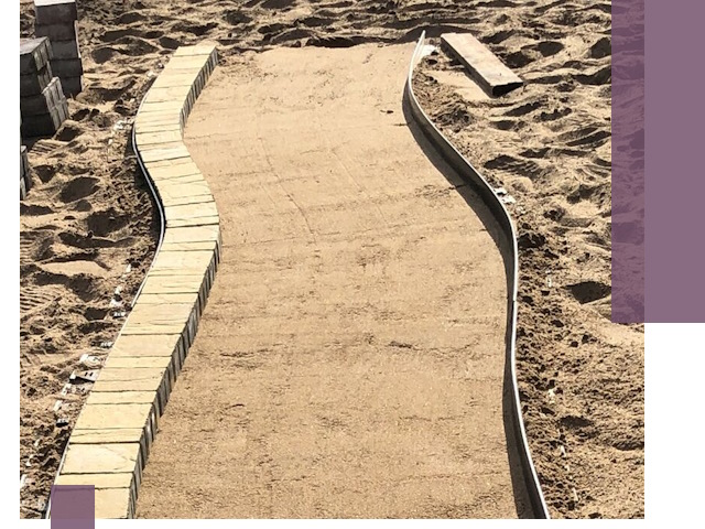 Металлические бордюры для тротуаров в Ессентуках — прочные и долговечные