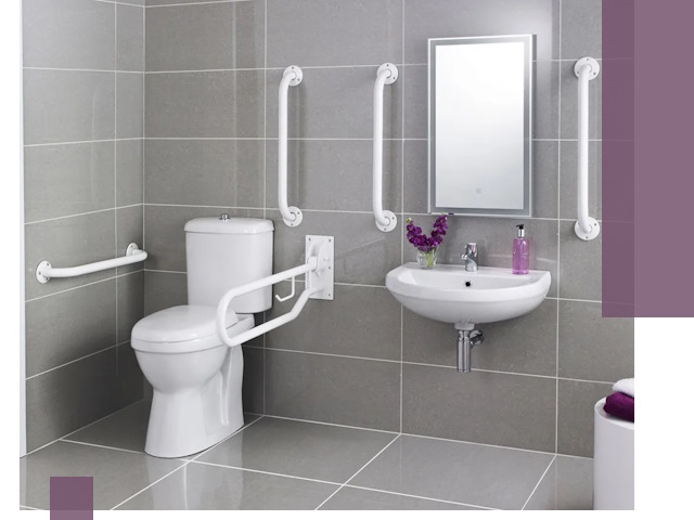 Поручни для санузлов в Ессентуках: установка, ремонт и монтаж