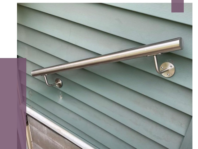 Поручни из нержавеющей стали в Ессентуках от 7648 руб.  | ПРОЛЁТ-Ссн